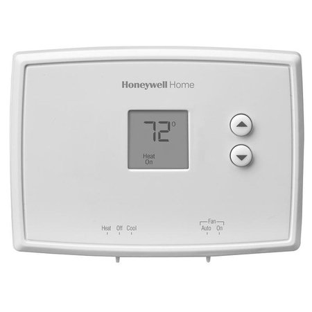 HONEYWELL RTH111B1024 Digital NonProgrammable Thermostat, White RTH111B1024/E1